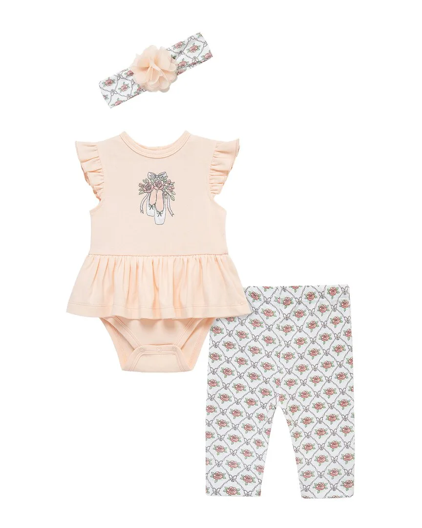 Ballet Bodysuit Pant Headband by Little Me