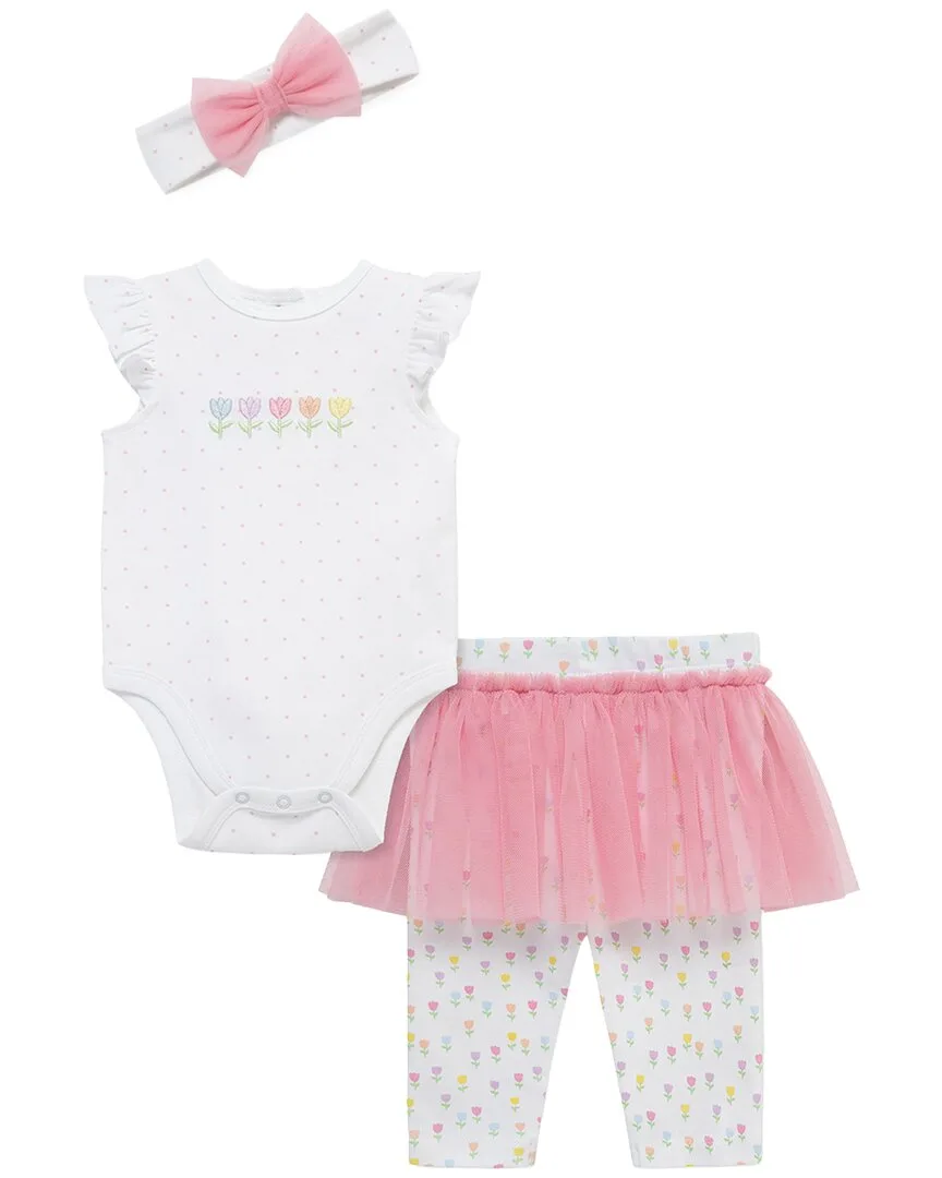 Tulips Skegging Set Headband by Little Me