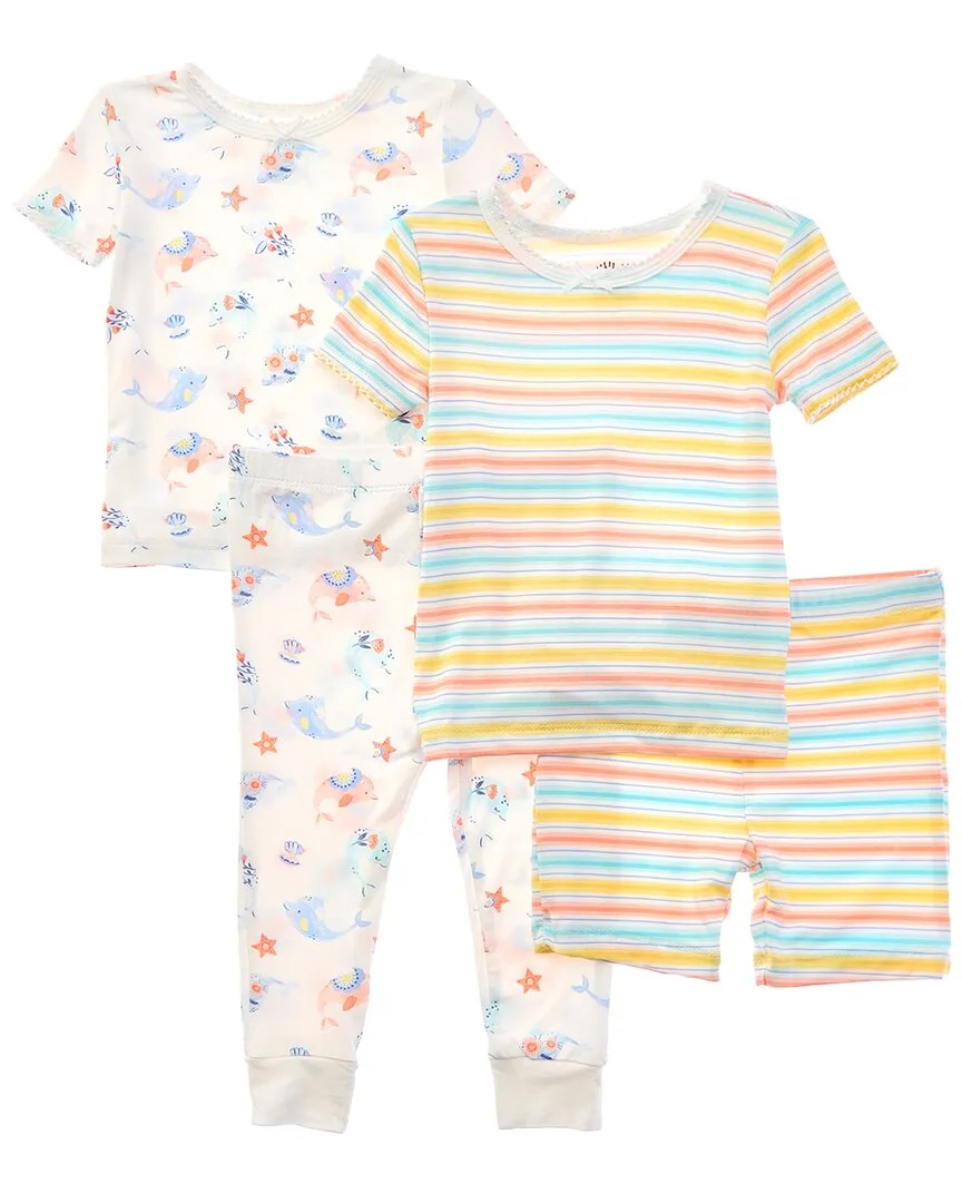4Pc Dolphin 4Pc Pj by Little Me