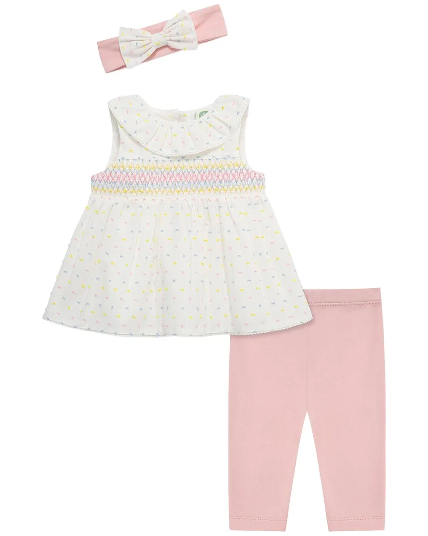 Smocked Dot Set Headband by Little Me