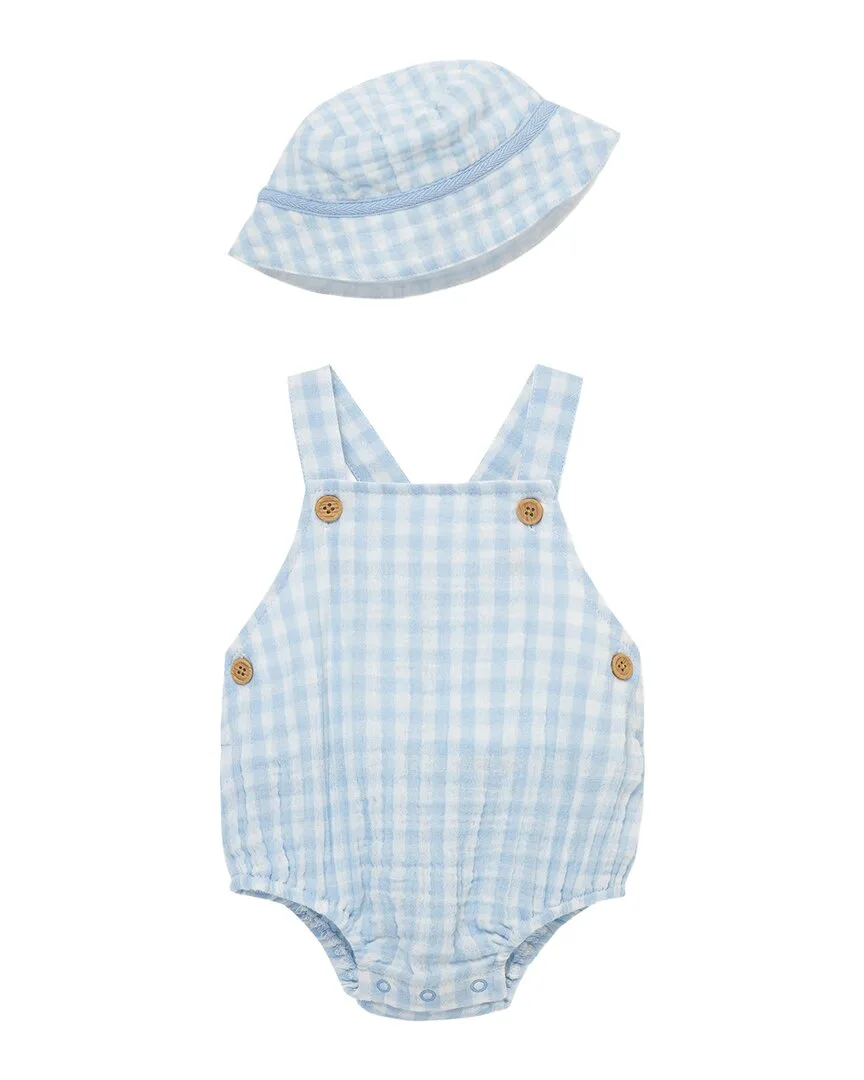 Check Sunsuit Hat by Little Me