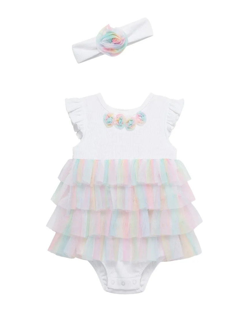 Rainbow Popover Headband by Little Me