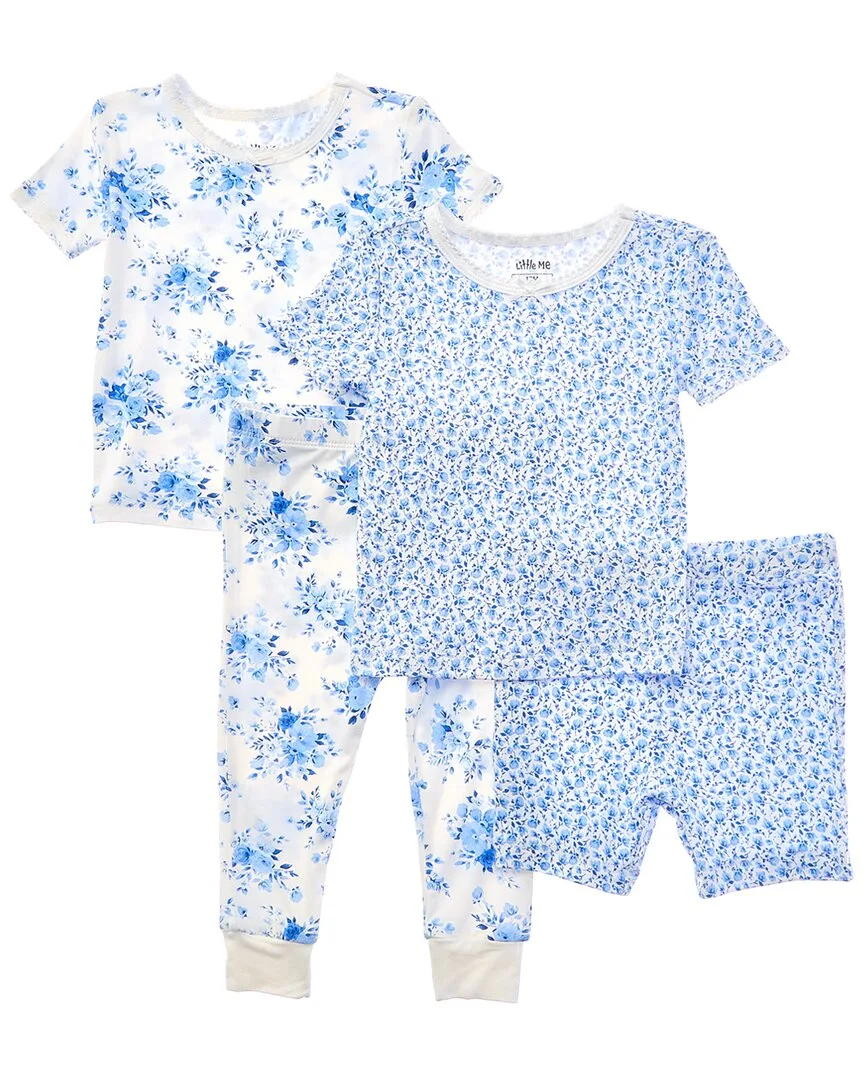 4Pc Blue Garden 4Pc Pj by Little Me