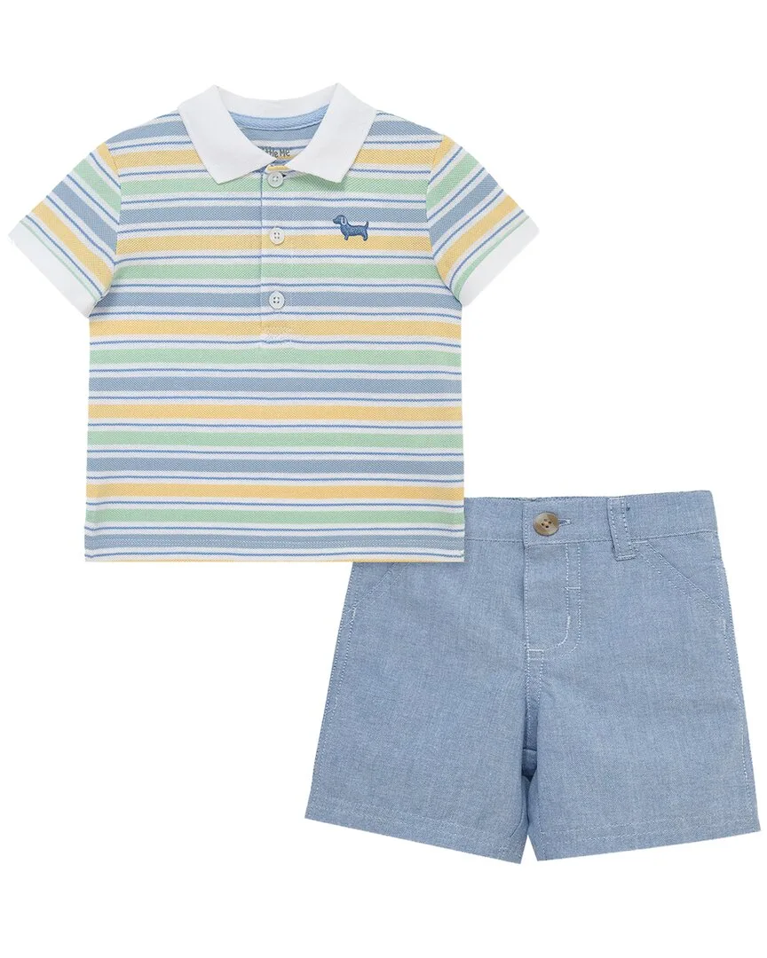 Puppy Polo Short Set by Little Me