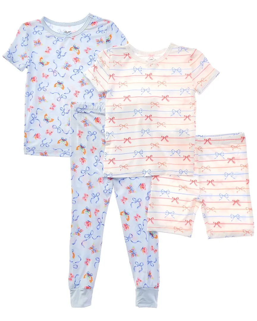 4Pc Bows 4Pc Pj by Little Me