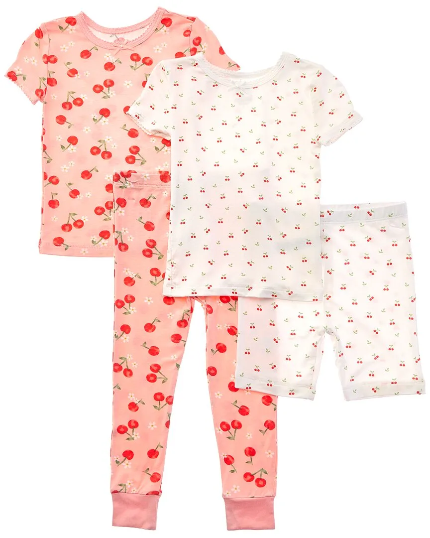4Pc Cherry 4Pc Pj by Little Me