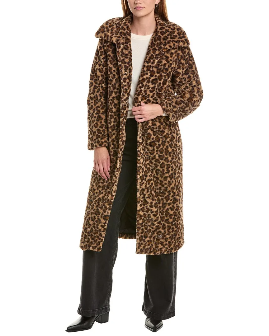 Longline Classic Teddy Coat by Ellen Tracy