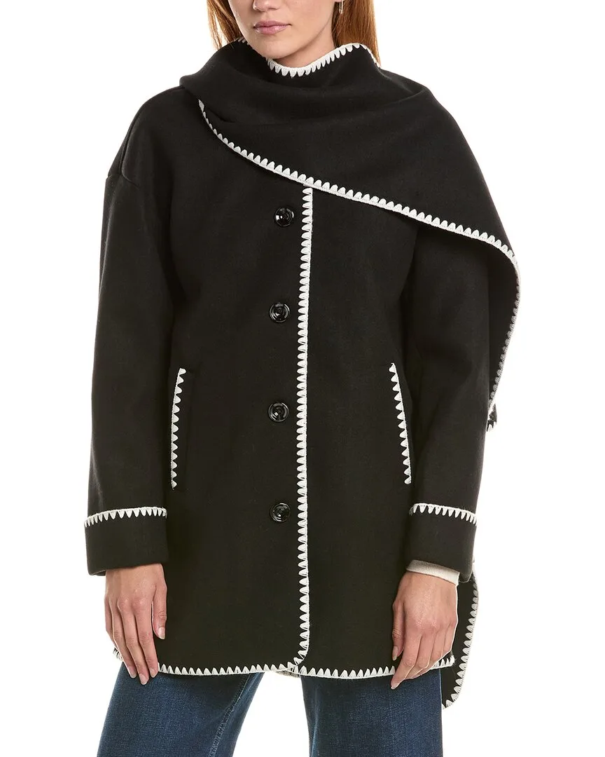 Doubleface Scarf Coat