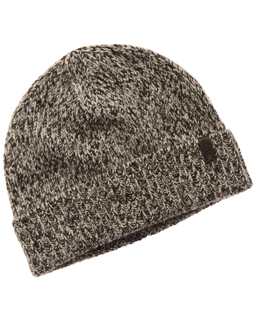 Tricolor Marl Jersey Cashmere Hat by Vince