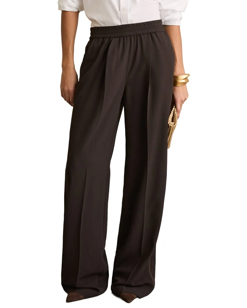 Remi Side Stripe Wide Leg Trouser by Reiss