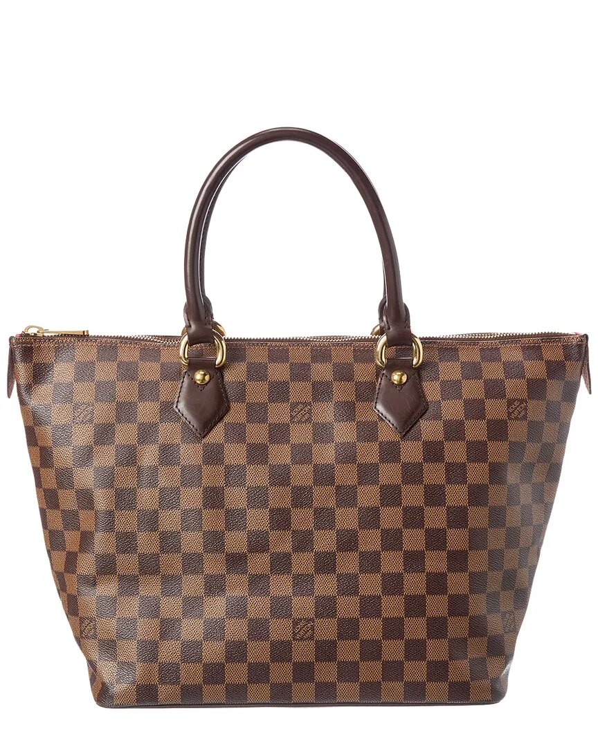 Brown Damier Ebene Coated Canvas Saleya mm (authentic Pre-Loved)