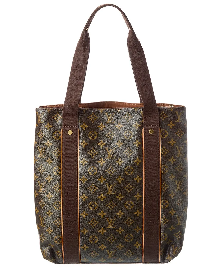 Brown Monogram Coated Canvas Cabas Beaubourg (authentic Pre-Loved)