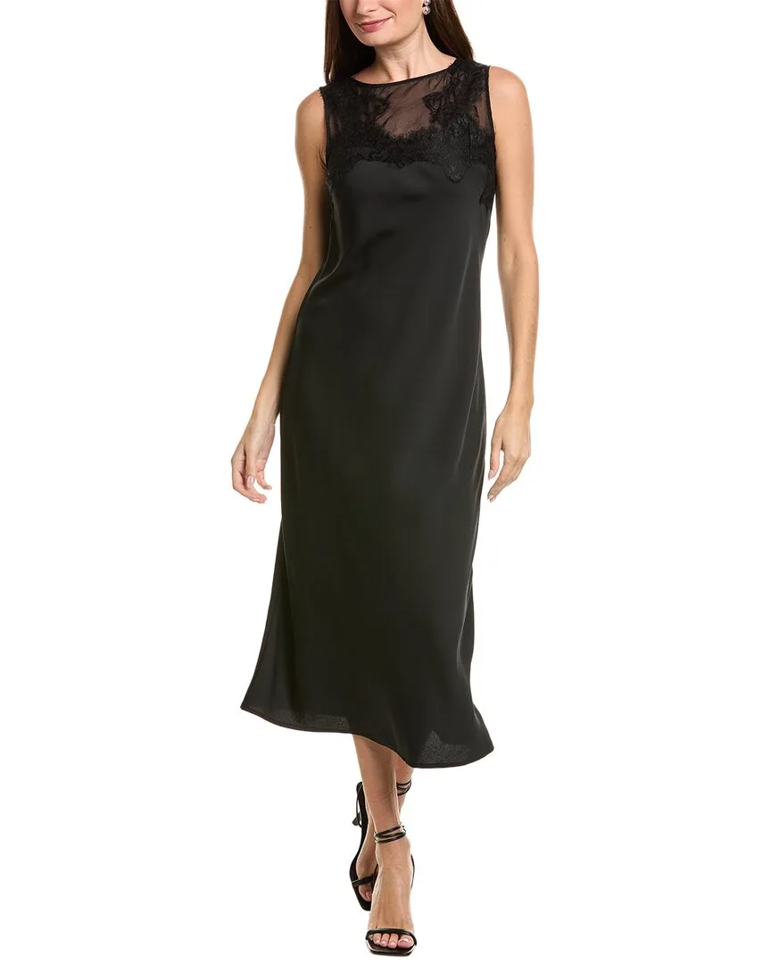 Lace Applique Dress by Ellen Tracy