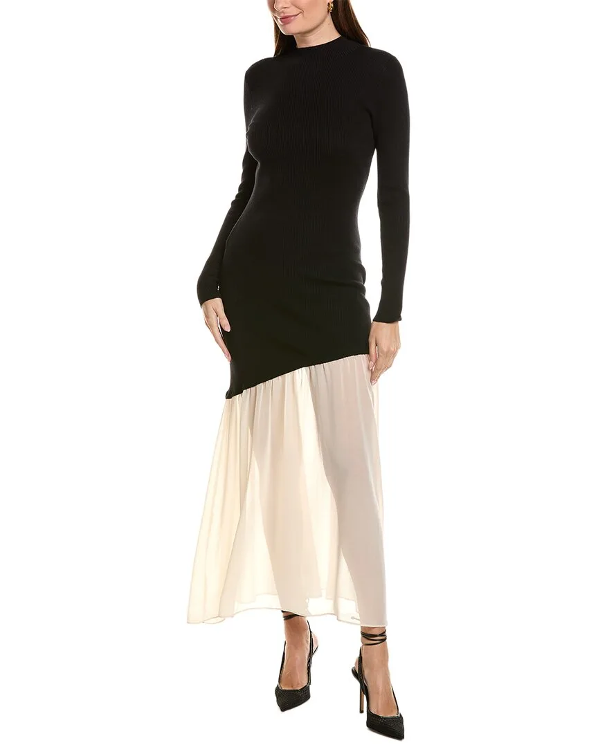 Mix Media Maxi Dress by Ellen Tracy