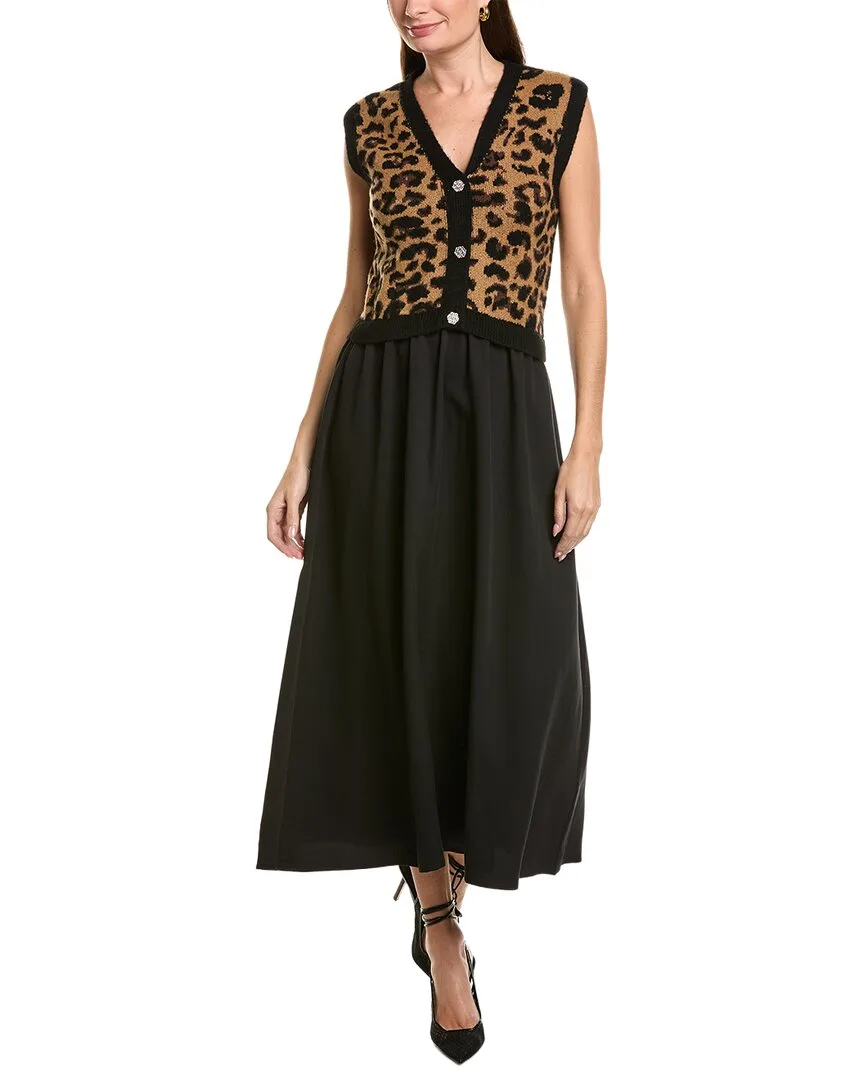 Twofer Vest Dress by Ellen Tracy
