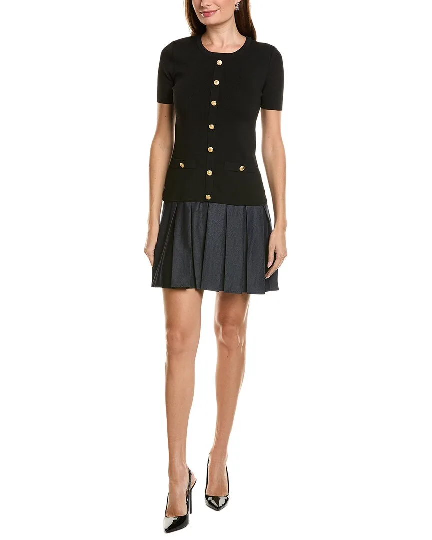 Pleated Sweaterdress by Ellen Tracy