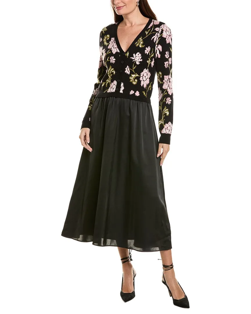 Twofer Cardigan Dress by Ellen Tracy