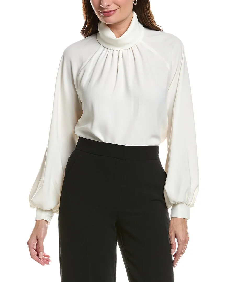 High Neck Blouse by Brooks Brothers