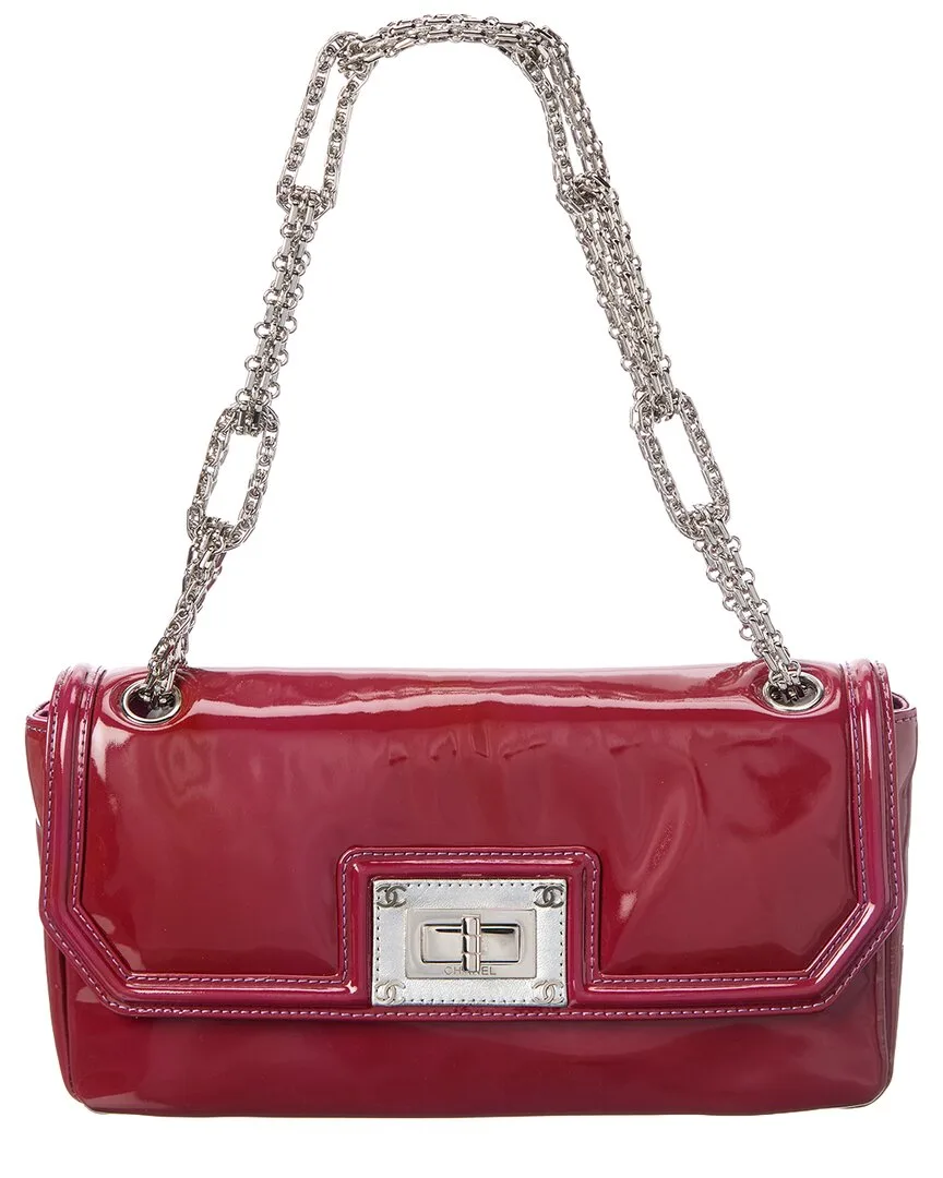 Red Calf Patent Leather Shoulder Bag (authentic Pre-Loved) by CHANEL