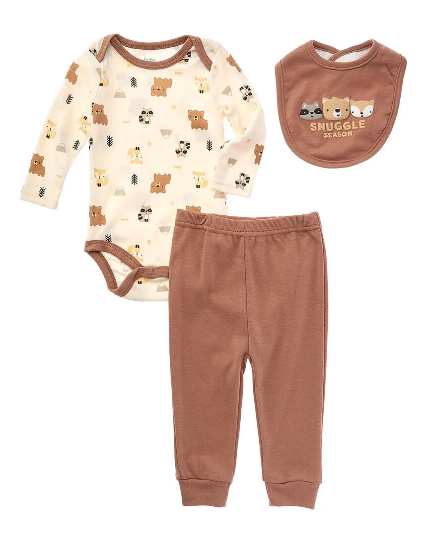 3Pc Bodysuit, Pant & Bib Set by Baby Views