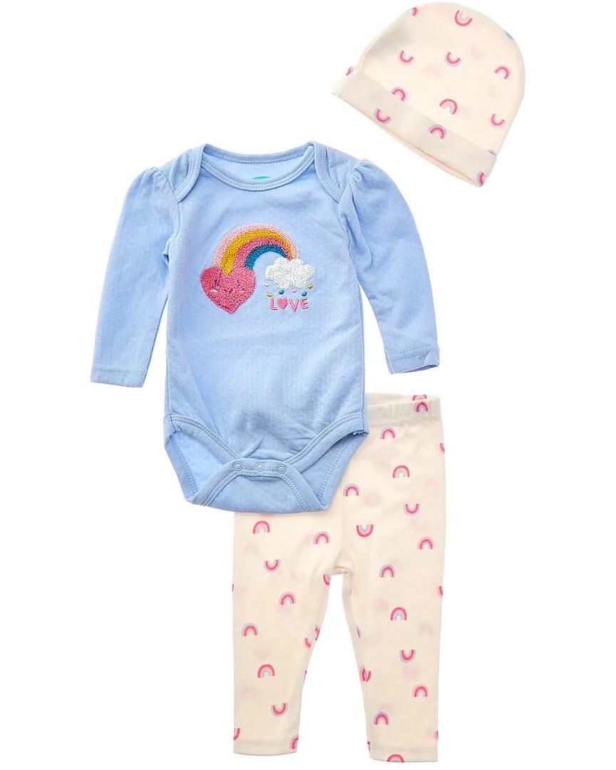 Bon Bb 3Pc Bodysuit, Pant & Hat Set by bebe