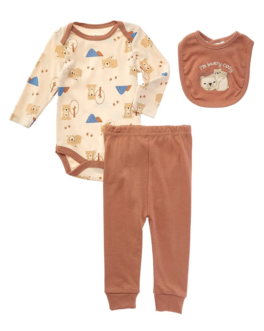 3Pc Bodysuit, Pant & Bib Set by Baby Views