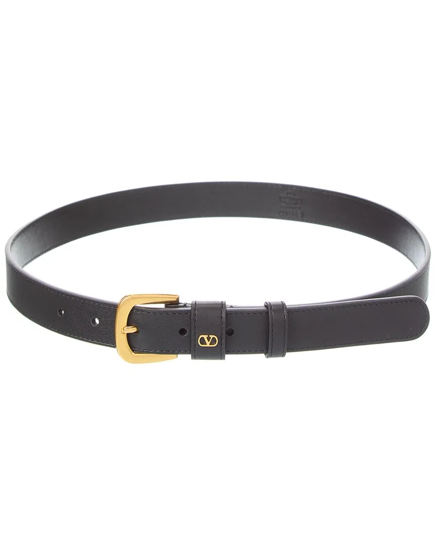 Vlogo Signature Mini Leather Belt by Valentino