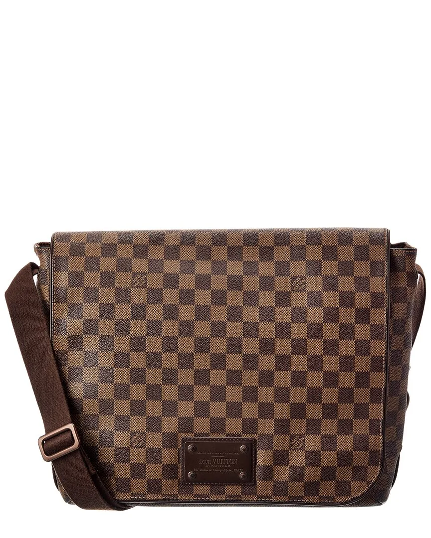 Brown Damier Ebene Brooklyn Gm (authentic Pre-Loved) by Louis Vuitton