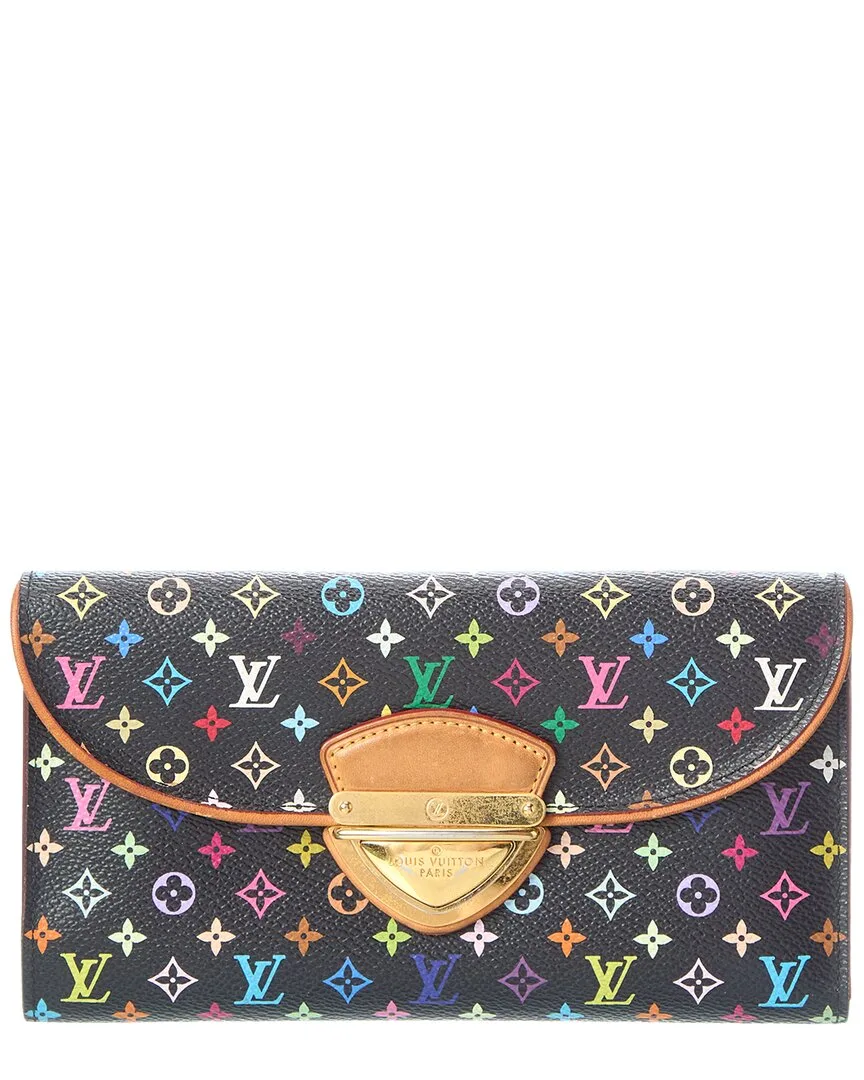 Black Monogram Multicolor Coated Canvas Eugenie Wallet (authentic Pre-Loved) by Louis Vuitton