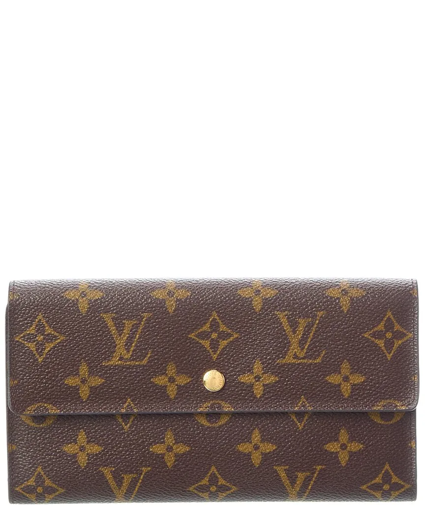 Brown Monogram Canvas Porte Tresor International (authentic Pre-Loved) by Louis Vuitton