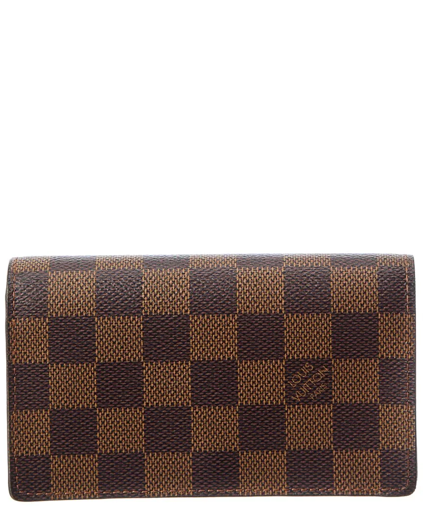 Brown Coated Canvas Wallet (authentic Pre-Loved) by Louis Vuitton