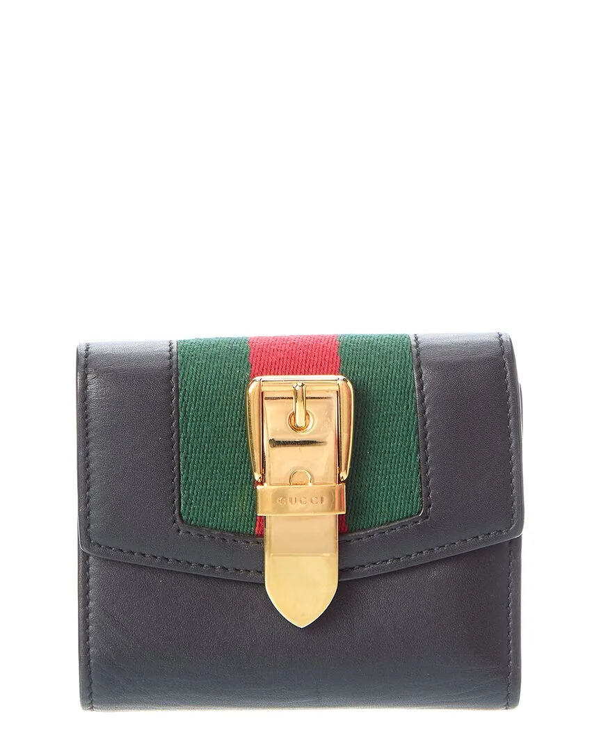 Black Calf Leather Wallet (authentic Pre-Loved) by Gucci