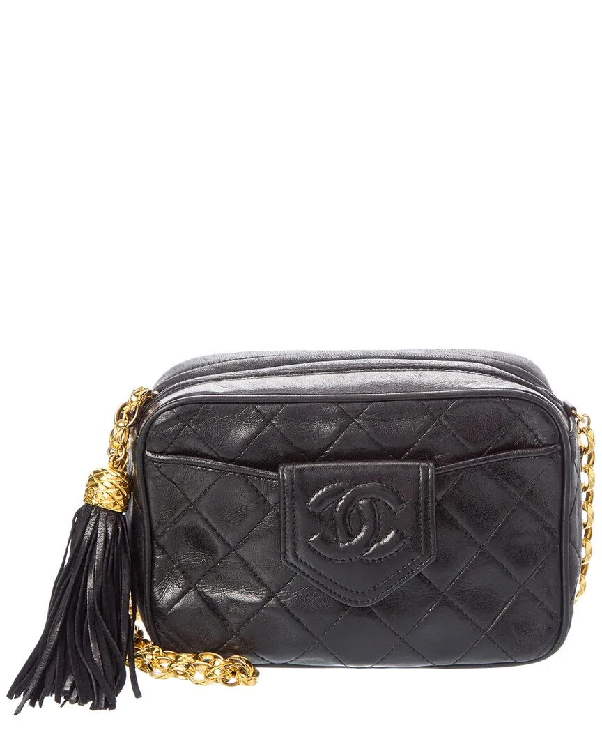 Black Lambskin Shoulder Bag (authentic Pre-Loved) by CHANEL