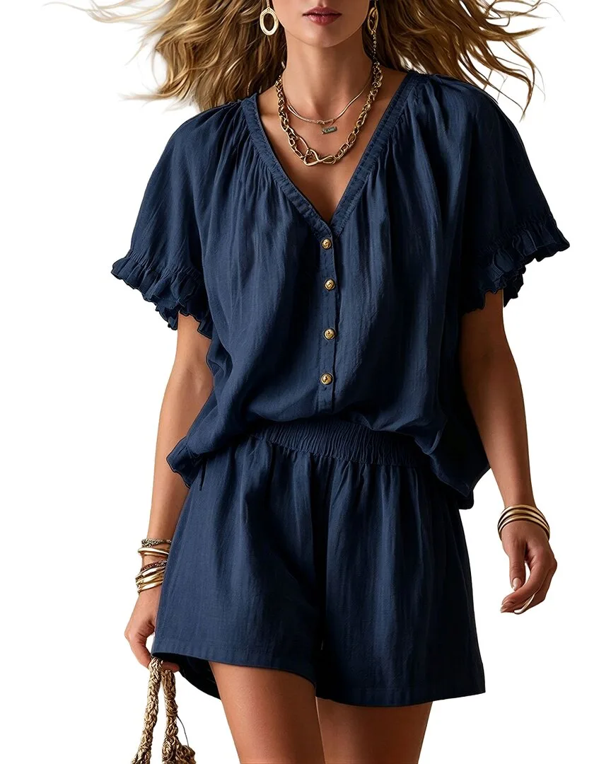 2Pc T-Shirt & Short Set by Vincent
