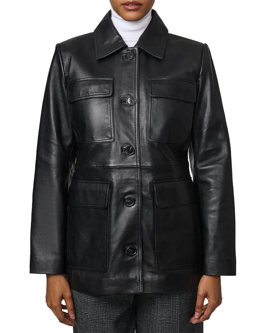 Medium Leather Jacket by Bernardo
