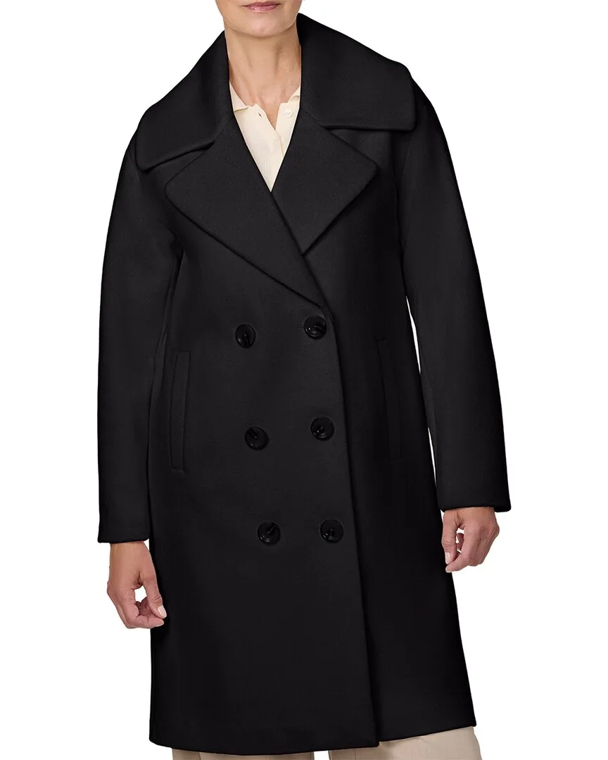 Long Wool-Blend Coat by Bernardo