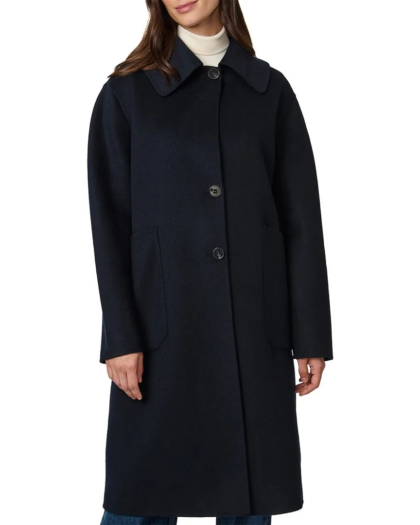 Long Wool-Blend Coat