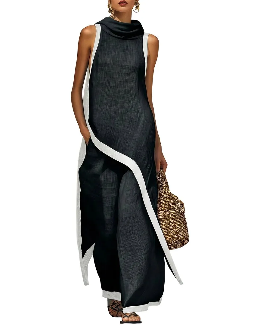 2Pc Top & Pant Set by Olivia Taylor