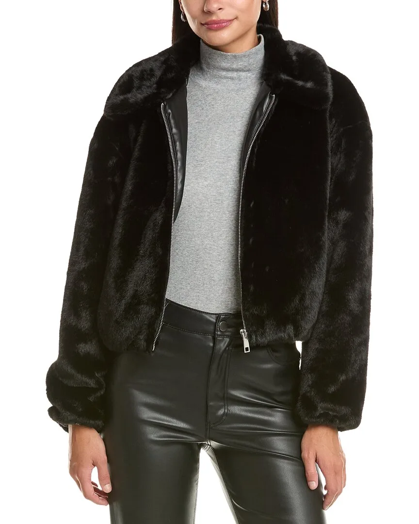 Zip Front Short Blouson Jacket