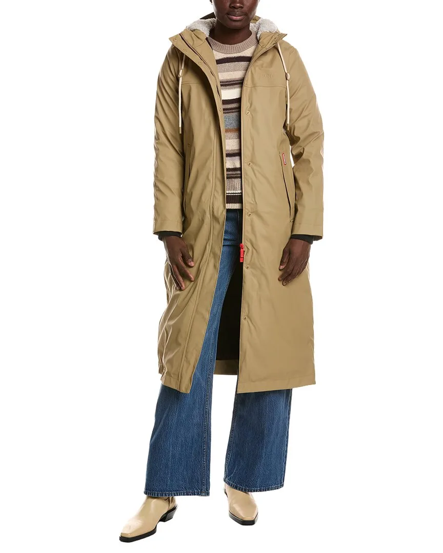Sammy Rubberized Longline Padded Coat by Hunter