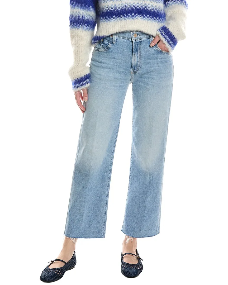 Mid-Rise Rambler Zip Ankle Fray Comeback Kid Jean by MOTHER