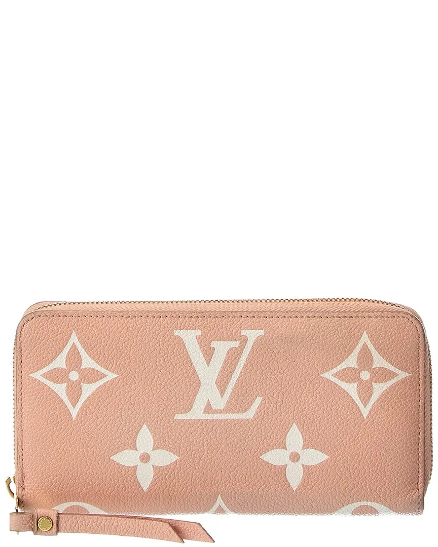 Brown Monogram Giant Reverse Coated Canvas Double Zip Pochette (authentic Pre-Loved) by Louis Vuitton
