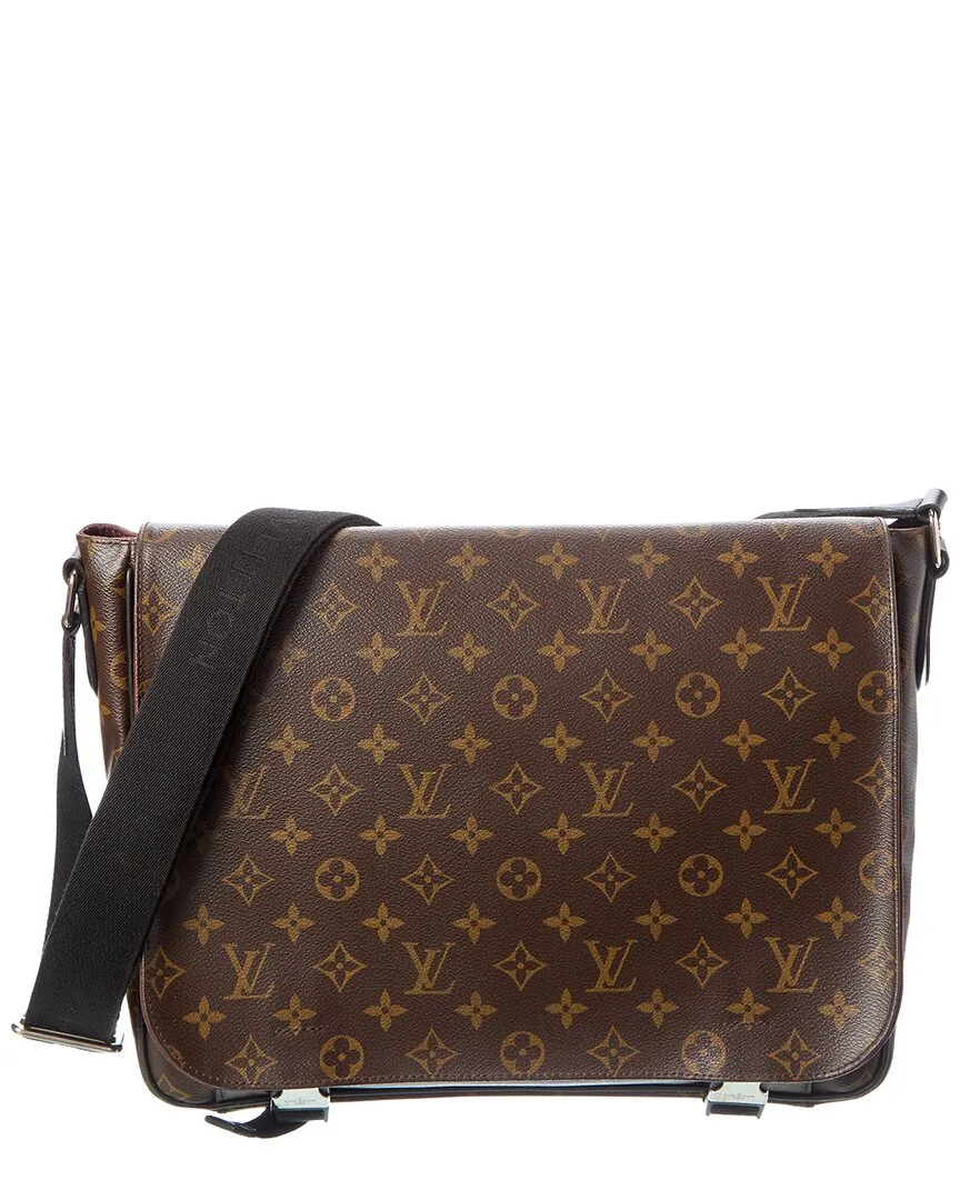 Monogram Macassar Coated Canvas Clarence Messenger (authentic Pre-Loved) by Louis Vuitton