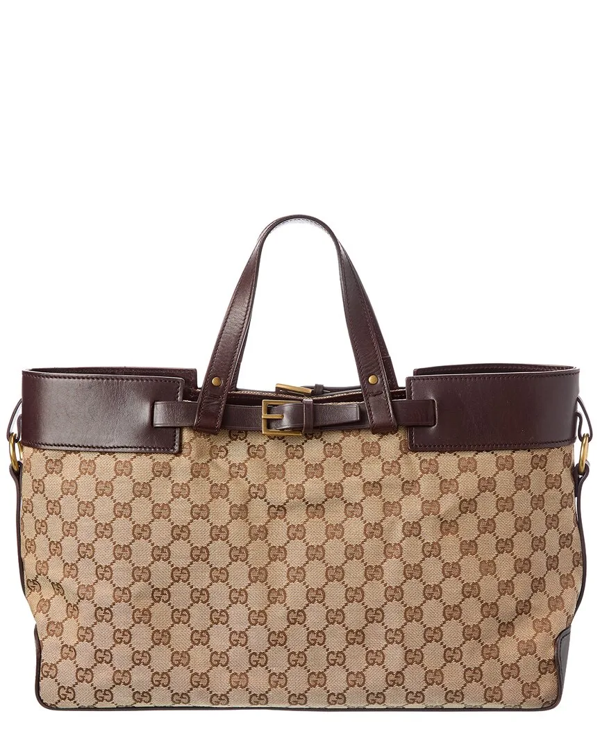 Gg Canvas Tote 106251 (authentic Pre-Loved) by Gucci