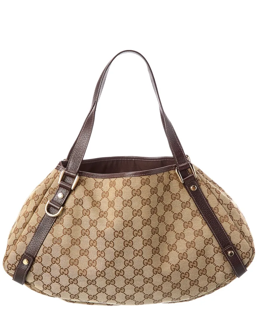 Gg Canvas Abbey Tote (authentic Pre-Loved) by Gucci