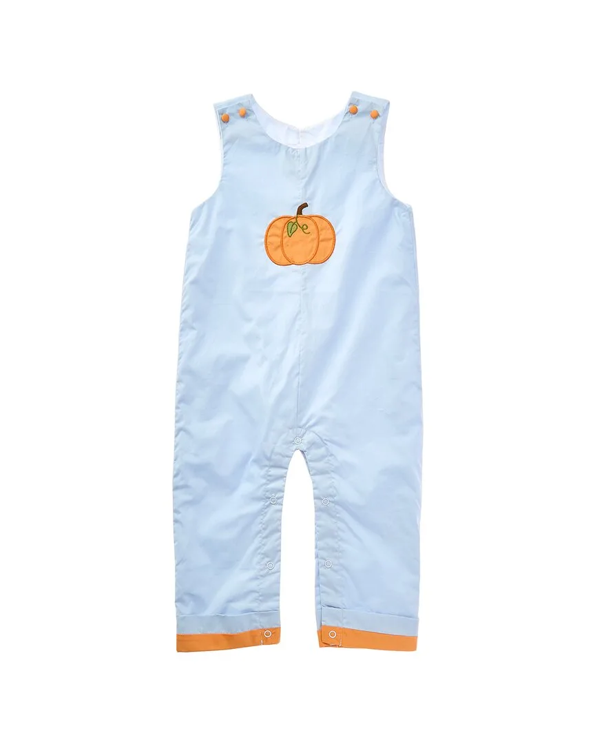 Pumpkin Applique Overall by Lil Cactus