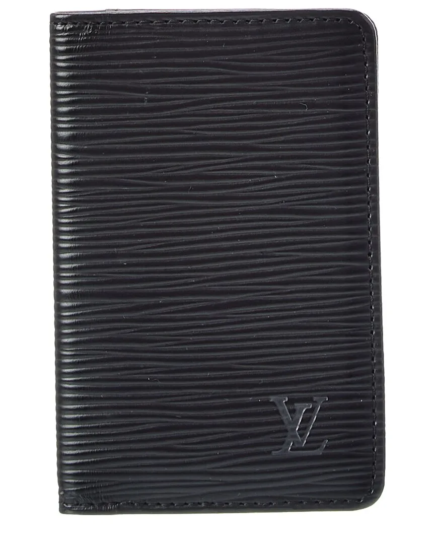 Calf Leather Card Case (authentic Pre-Loved) by Louis Vuitton