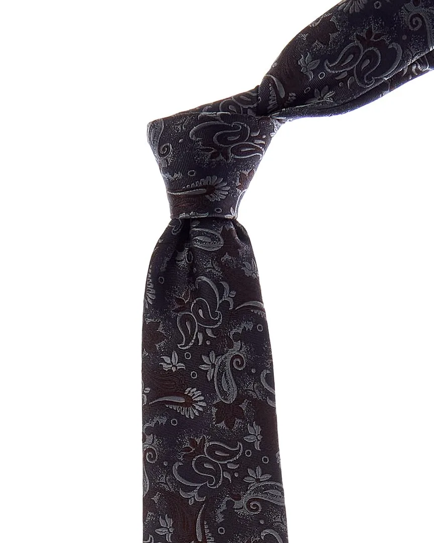 Paisley Silk Tie by Canali