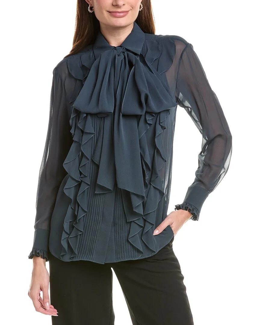 Silk Blouse by Lafayette 148 New York