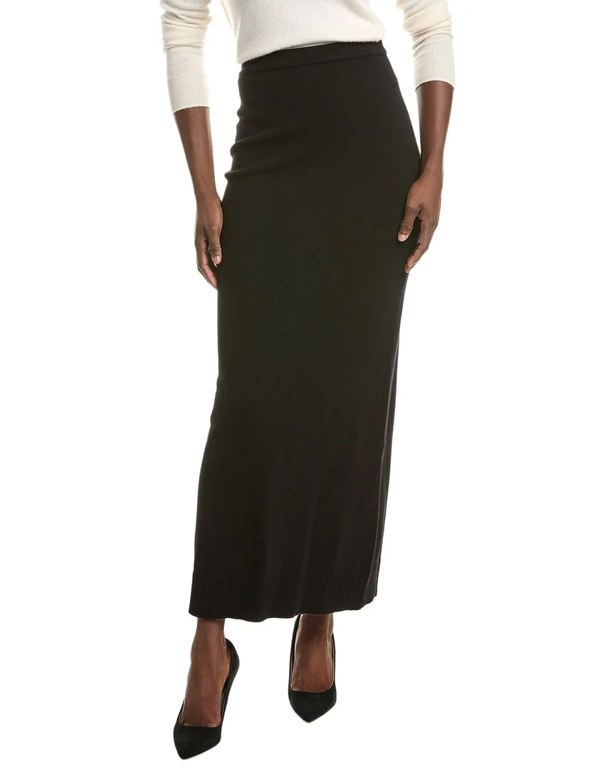 Michael Kors Collection Cashmere-Blend Back Slit Maxi Skirt by MICHAEL Michael Kors